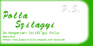 polla szilagyi business card